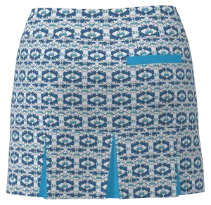 AB SPORT Women's Golf Carts Print Back Pleat Golf Skirt - GCP2H