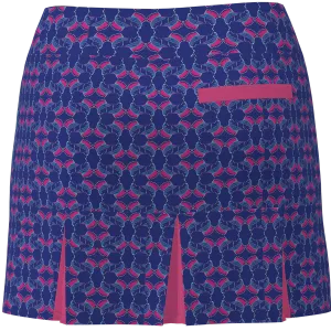 AB SPORT Women's Sailfish Print Back Pleat Golf Skirt - SAILF2C