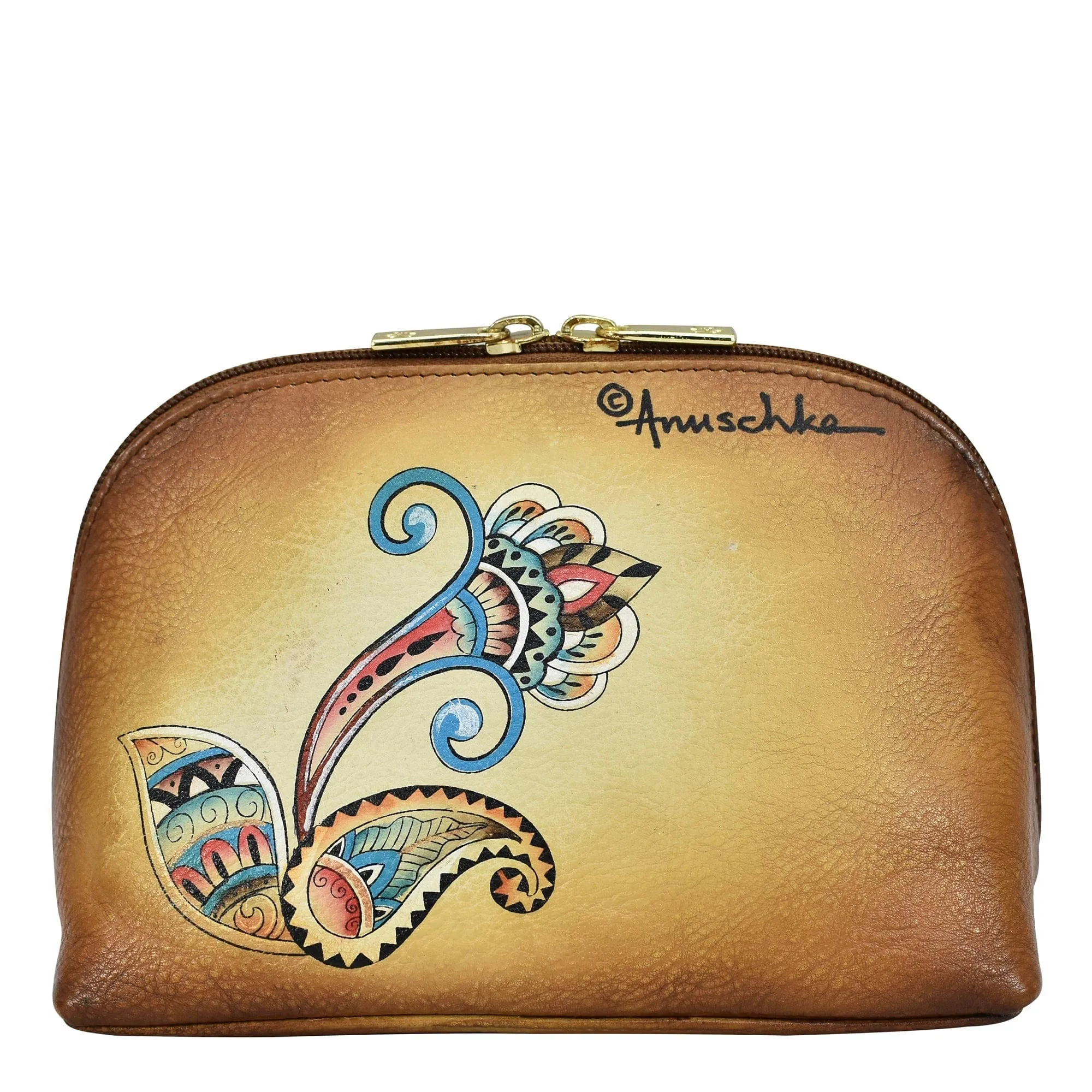 Anuschka Large Cosmetic Pouch Elephant Mandala