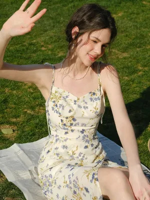 Ava's Ivory Bloom Summer Dress