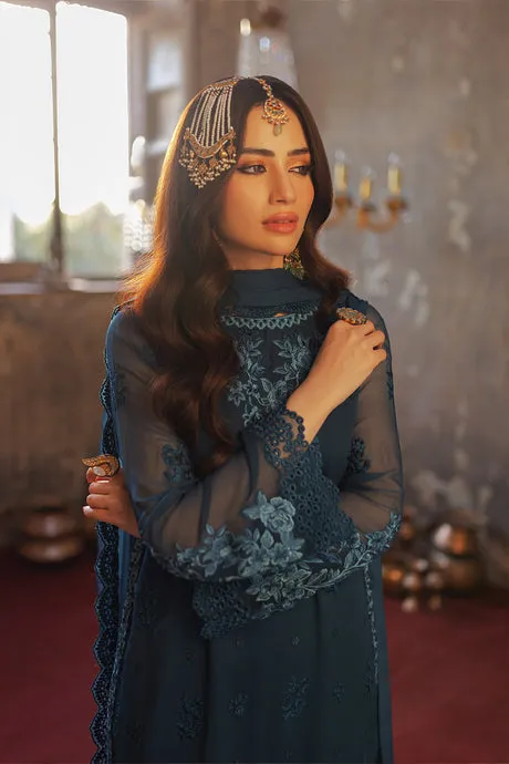 Azure | Ensembles Embroidered Formals | Botanical Bliss