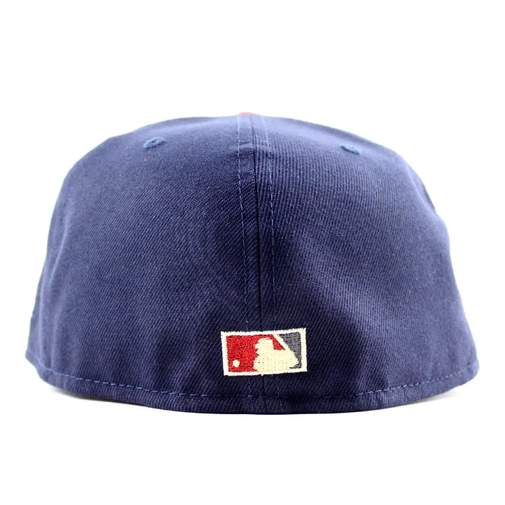 Boston Red Sox 1999 All Star Game New Era 59Fifty Fitted Hat (Navy Scarlet Red Green Under Brim)