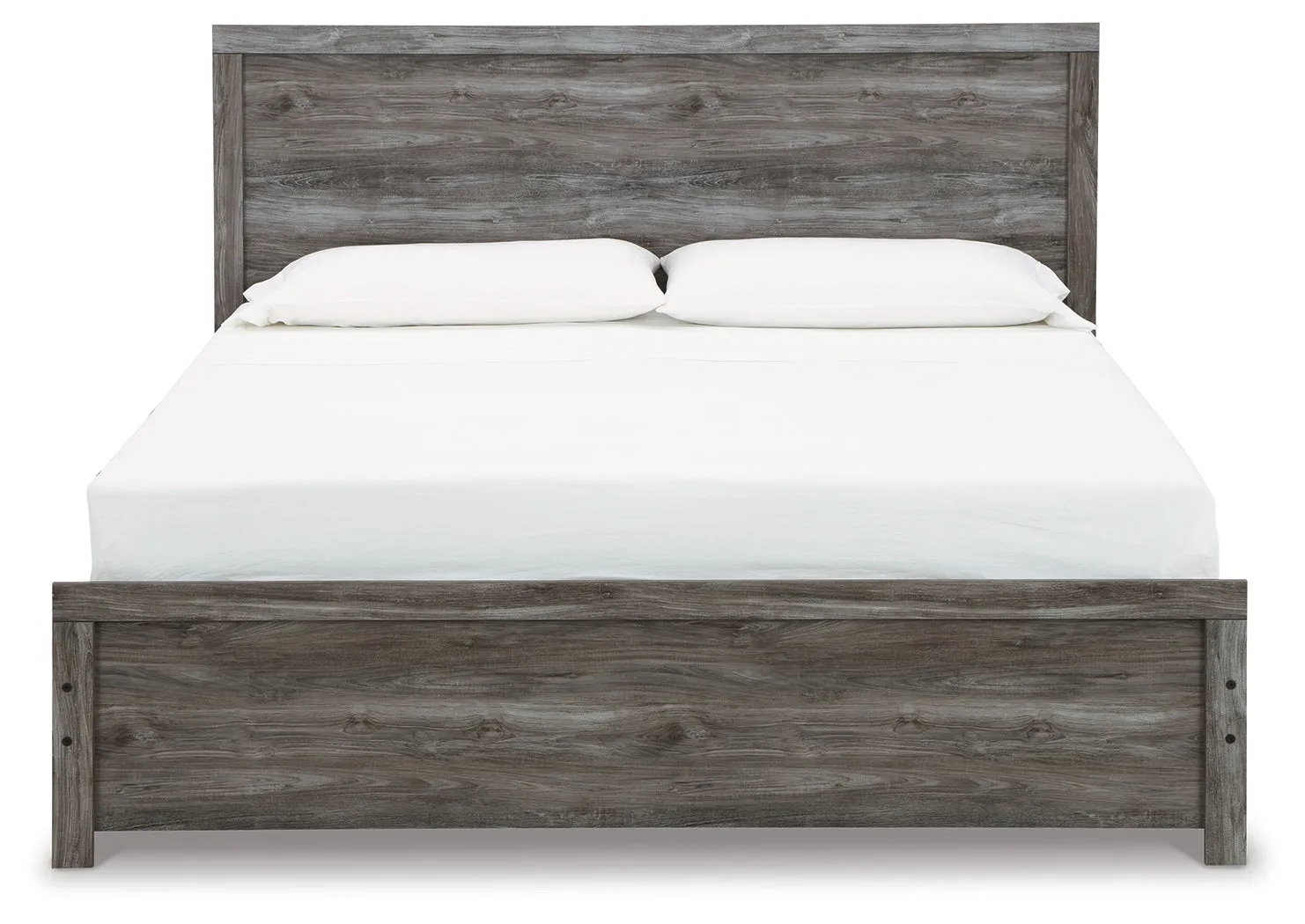 Bronyan King Panel Bed with Dresser in Dark Gray