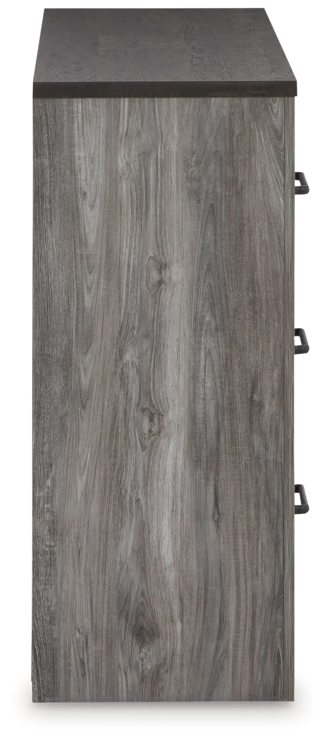 Bronyan King Panel Bed with Dresser in Dark Gray