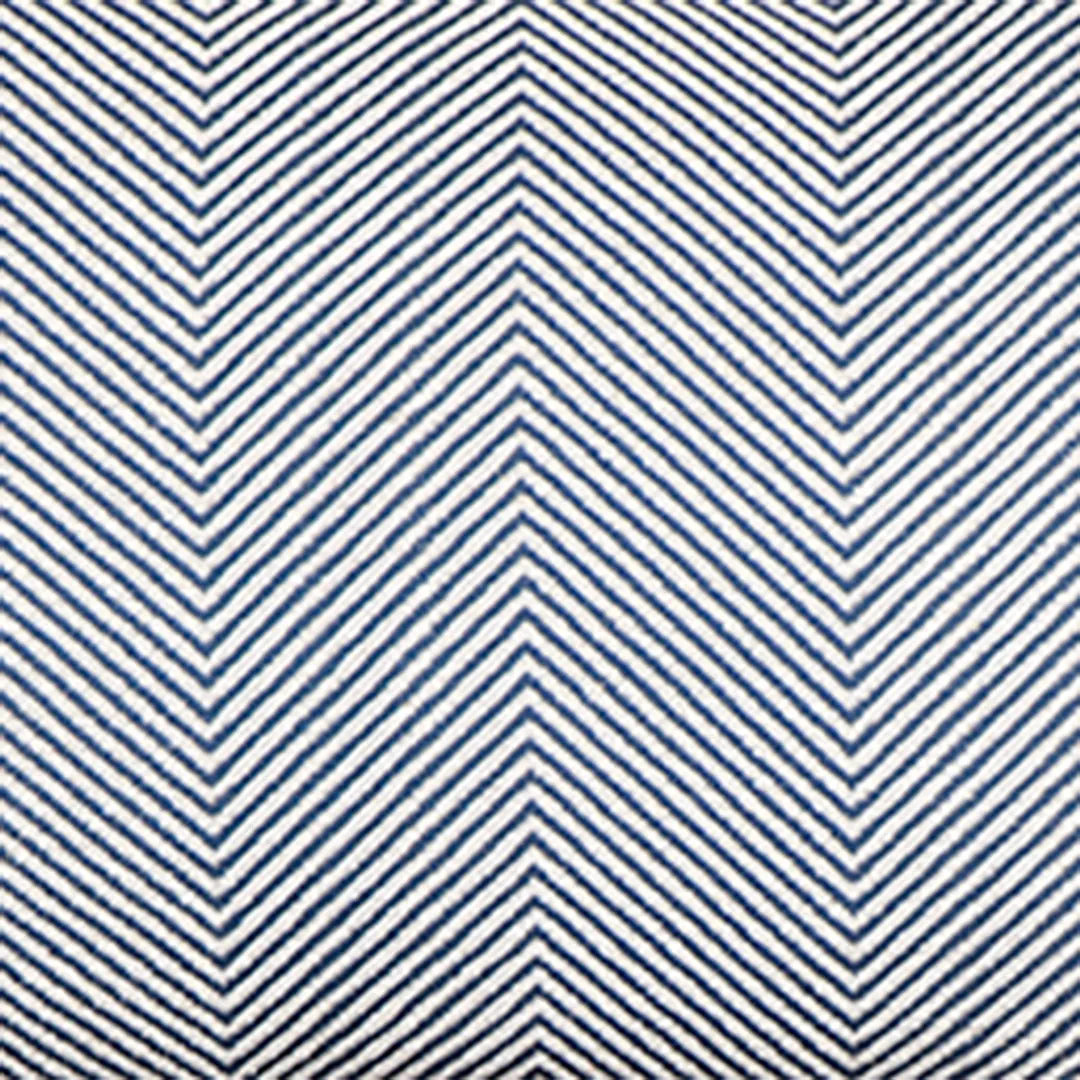Candace Occasional Chair - Chevron Blue Linen
