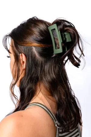 Claw Clip Set of 4 in Forest Green (Ships in 1-2 Weeks)