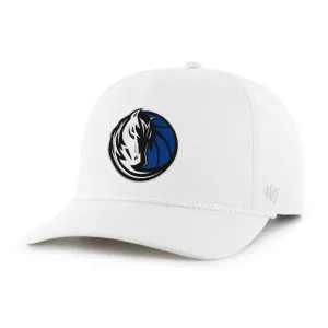 DALLAS MAVERICKS 47 BRAND WHITE HORSEHEAD SNAPBACK CAP