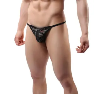 DomiGe Men's Open Front Thong - G-String for Men