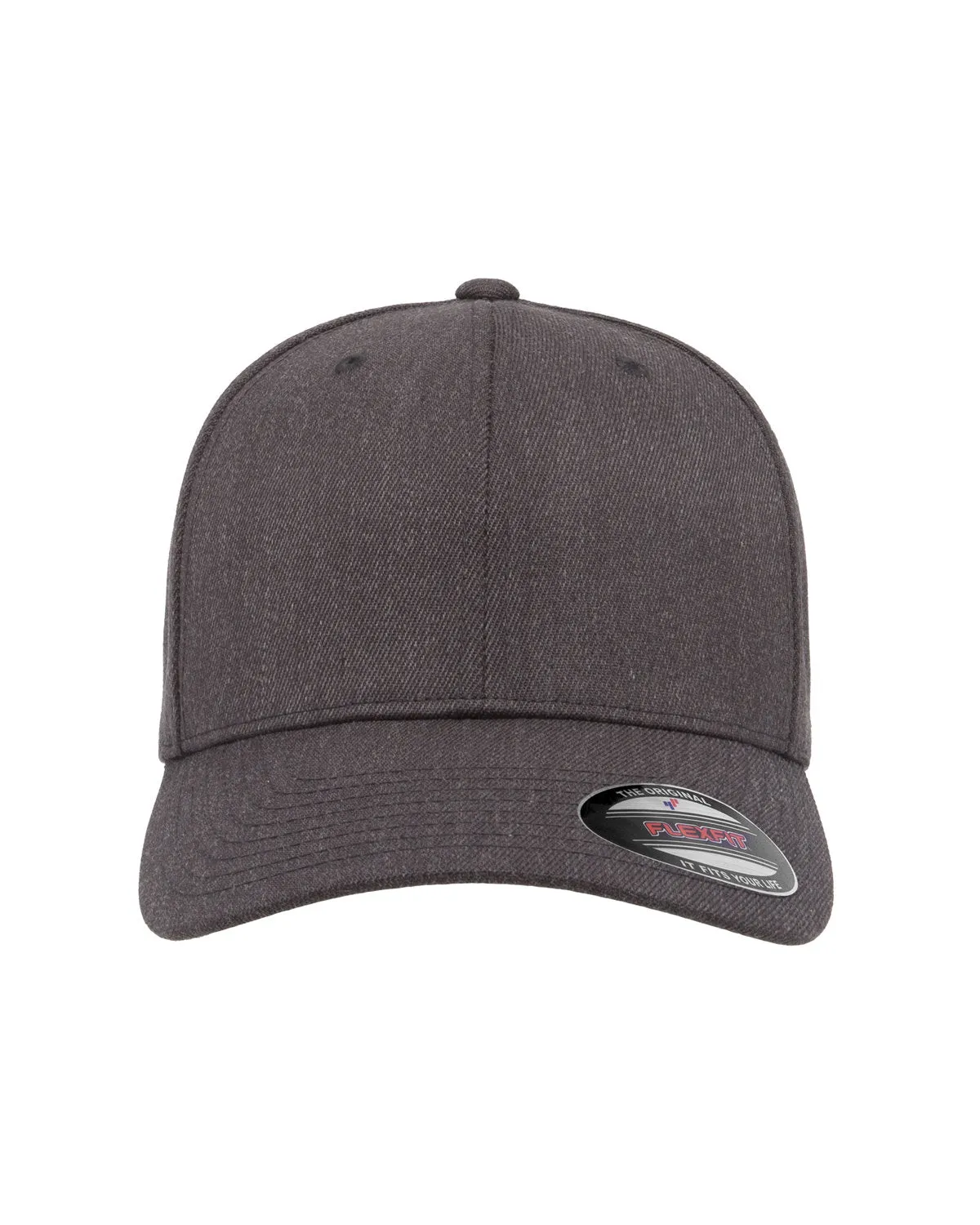 Flexfit Wool Blend Customized Caps, Dark Heather