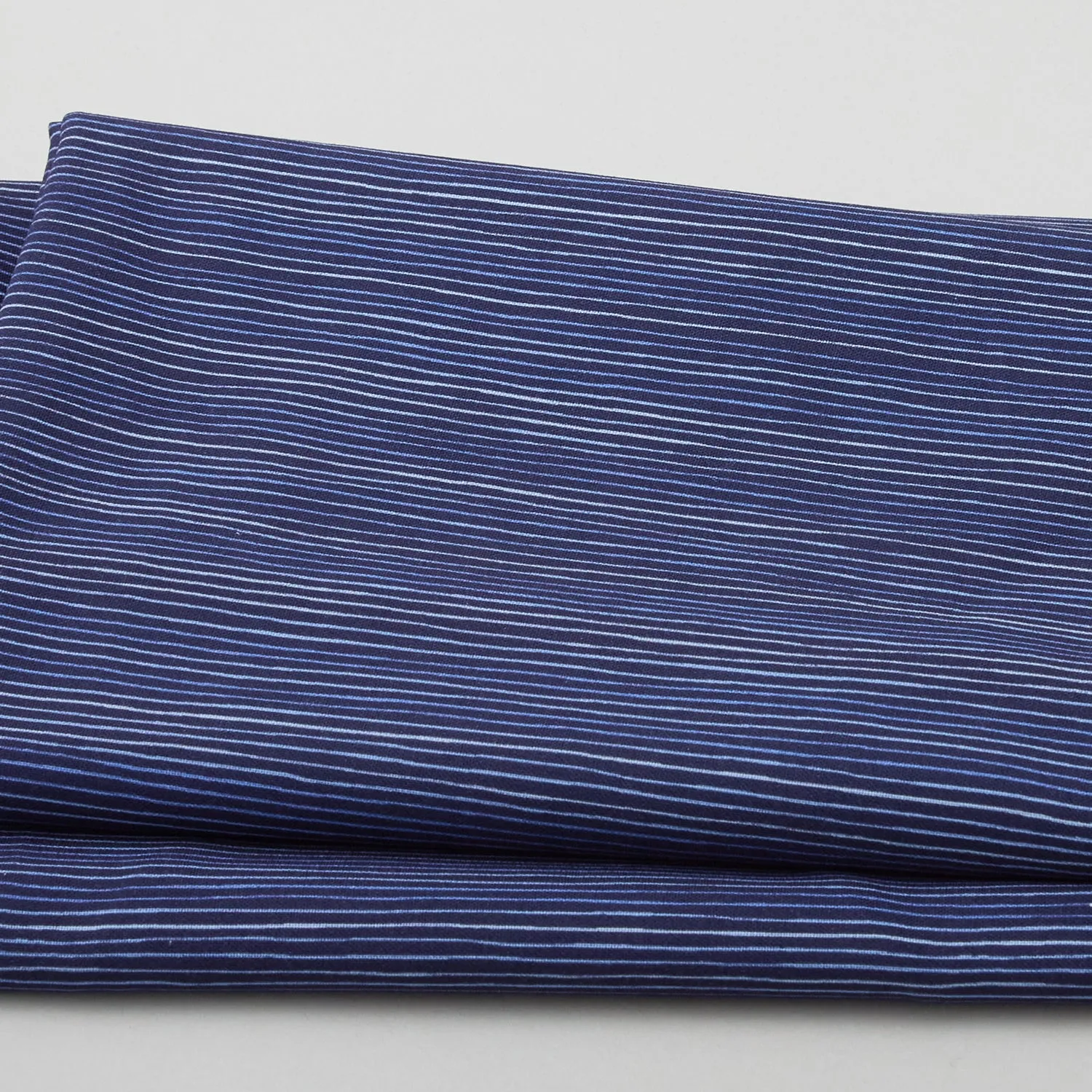 Flora Bella - Silky Stripe Indigo 2 Yard Cut