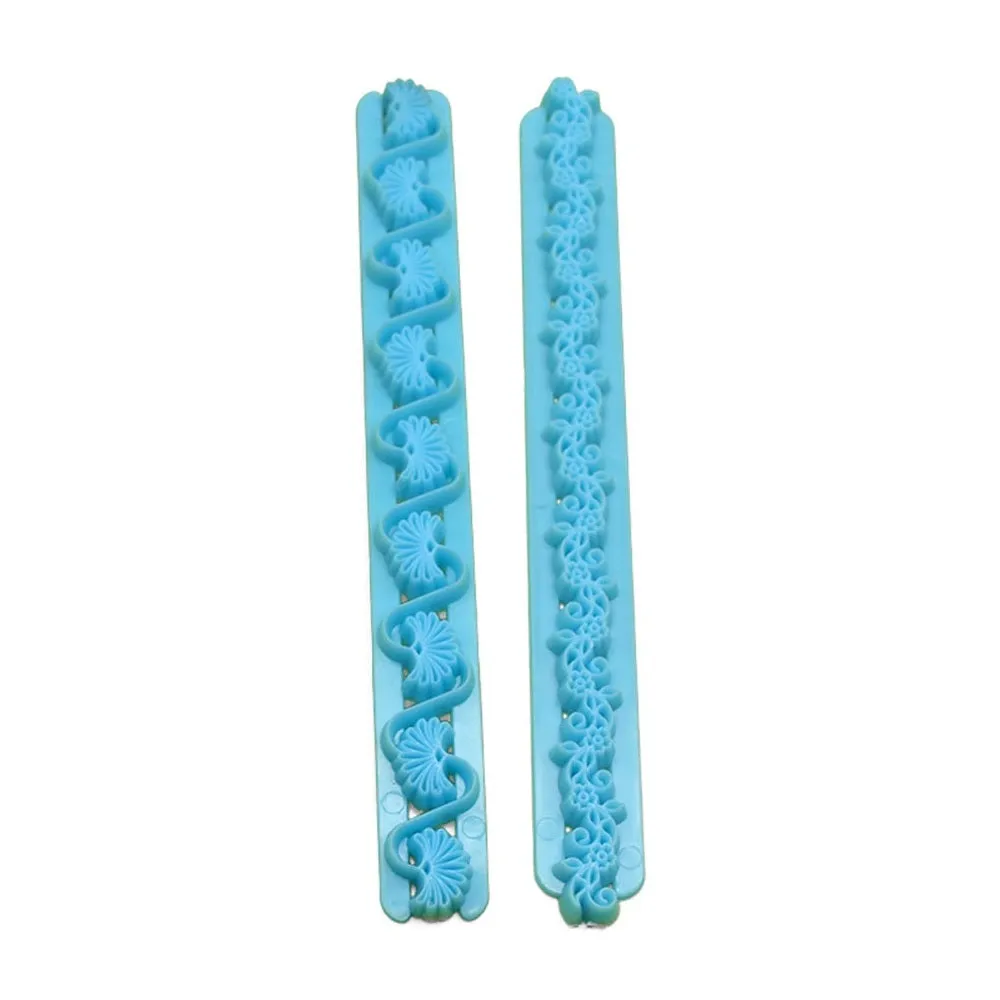 Fondant Cake Border Cutter 2Pcs Set (Design 2)