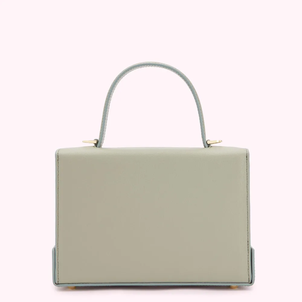 GRANITE LIP TURNLOCK QUEENIE HANDBAG