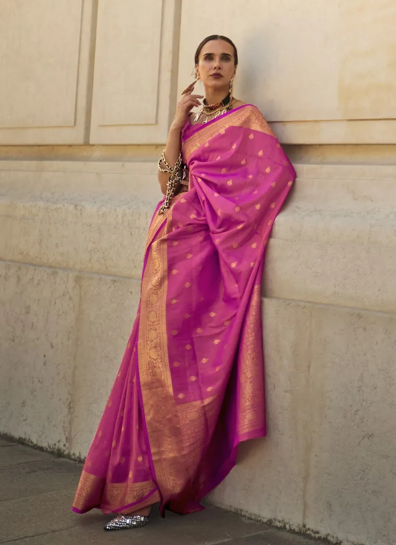Handloom Weaving Khadi Silk Saree
