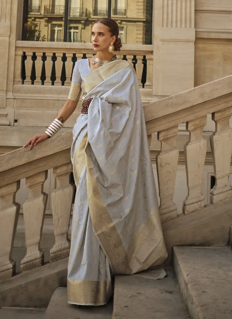Handloom Weaving Khadi Silk Saree