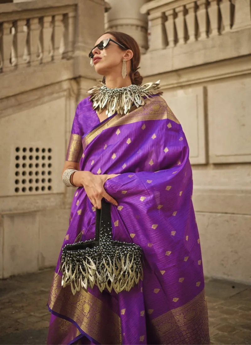 Handloom Weaving Khadi Silk Saree