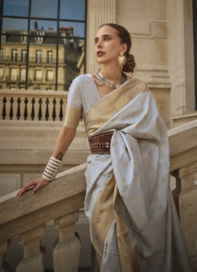 Handloom Weaving Khadi Silk Saree
