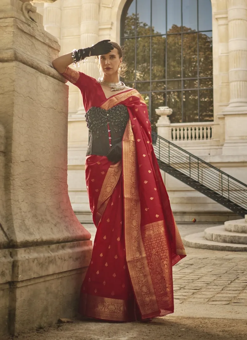 Handloom Weaving Khadi Silk Saree