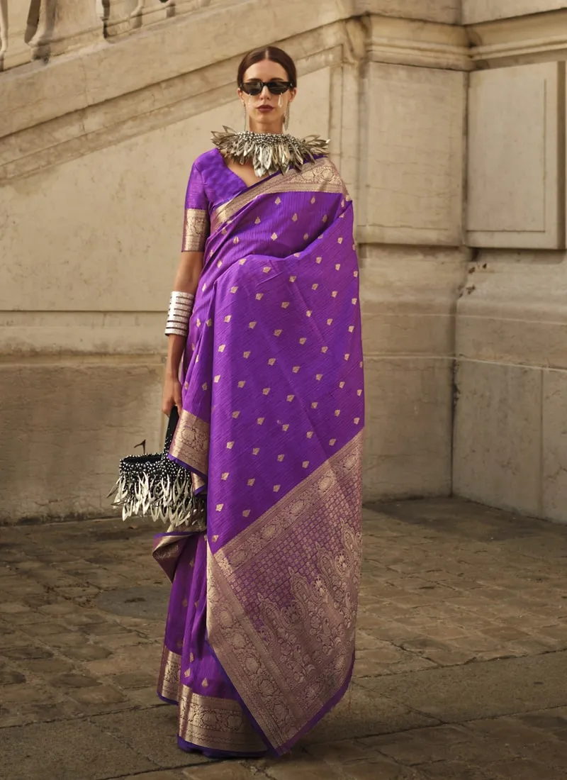 Handloom Weaving Khadi Silk Saree