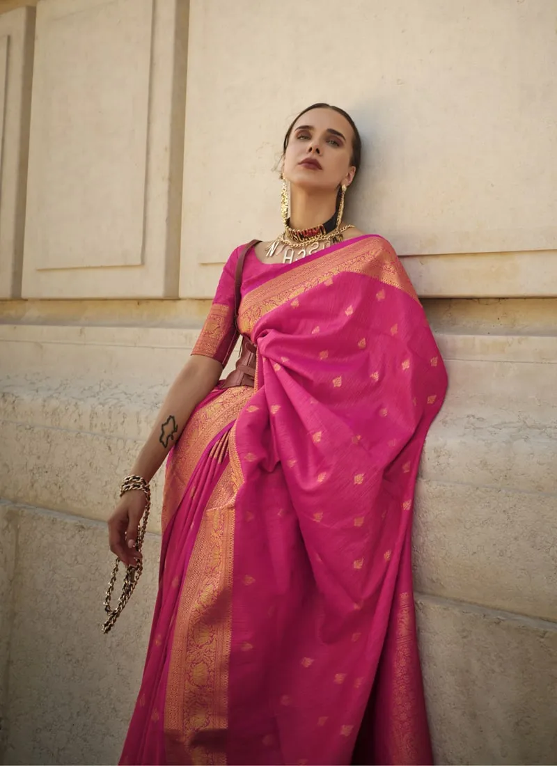 Handloom Weaving Khadi Silk Saree