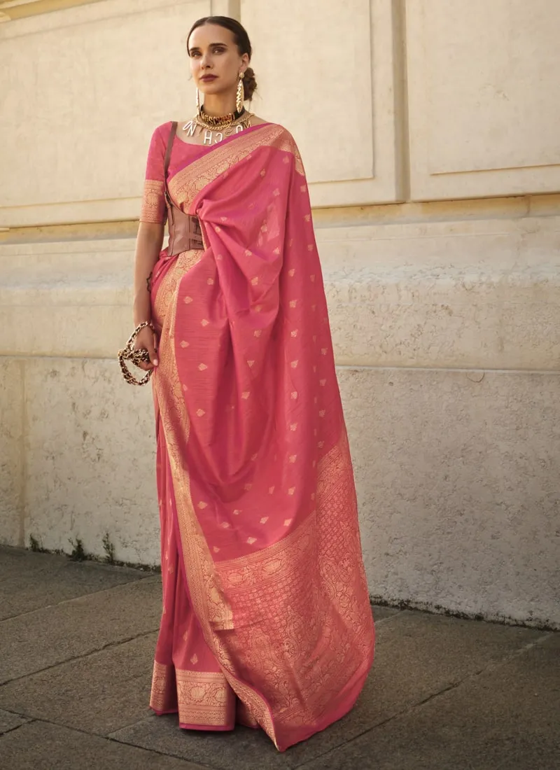 Handloom Weaving Khadi Silk Saree