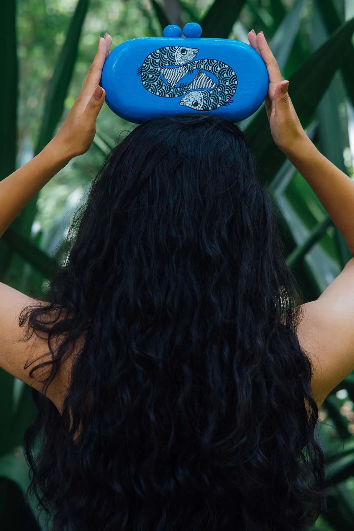 Handpainted Machlee Clutch