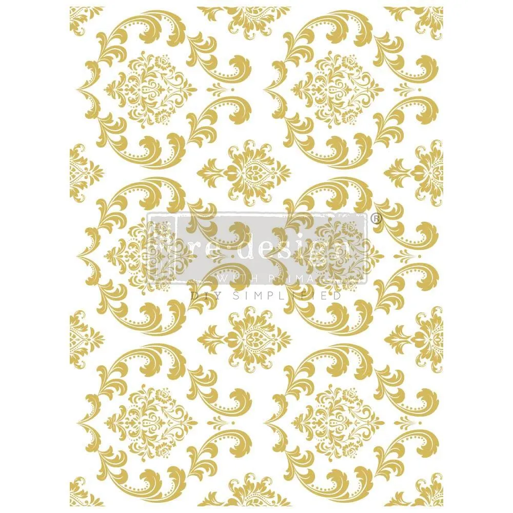 House of Damask {Gold Foil} Kacha® Décor Transfers {Re-Design}