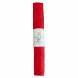Kimberbell Embroidery Felt - CherryRed