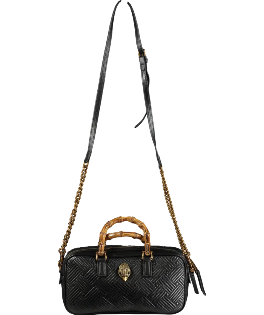 Kurt Geiger Black Mini Bamboo Bag