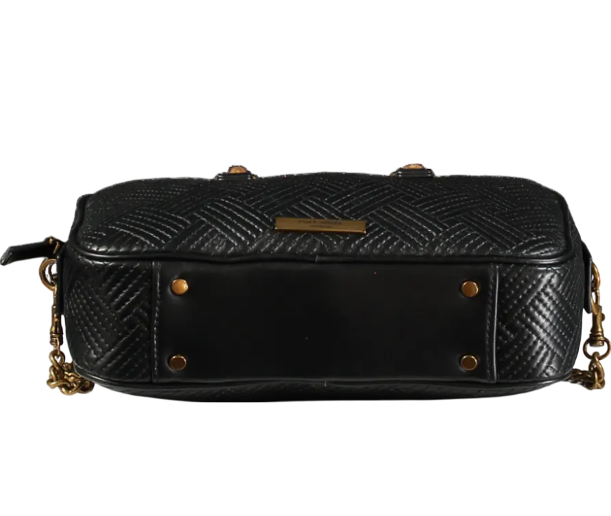 Kurt Geiger Black Mini Bamboo Bag
