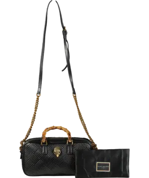 Kurt Geiger Black Mini Bamboo Bag
