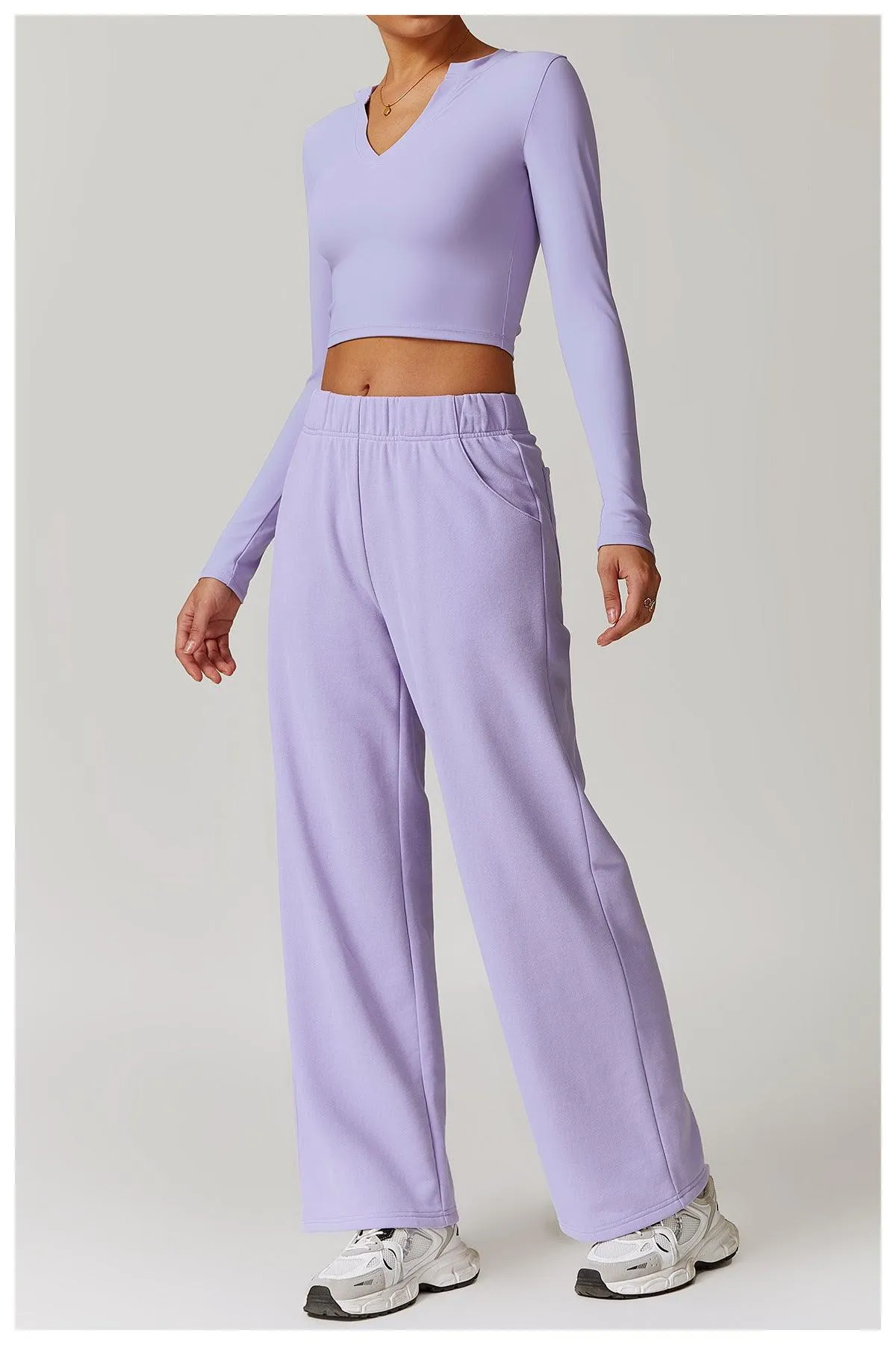 Lavender Vibe Crop