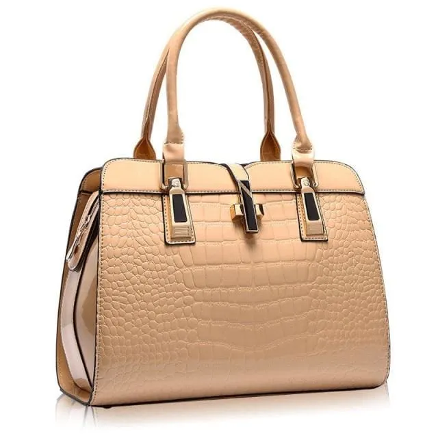 Luxury Designer Vintage Casual Tote Top-Handle Women Handbag