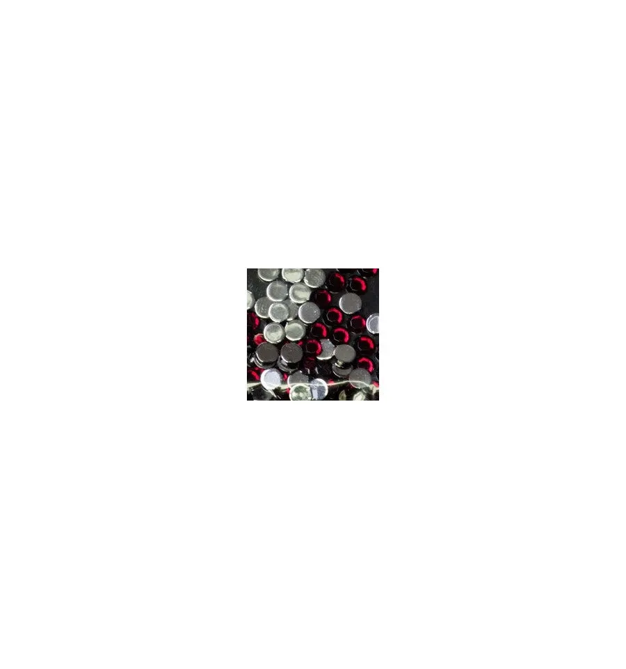 Magnetic Rhinestone Round D/Red Large 100 pcs