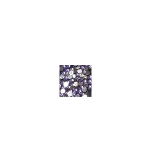Magnetic Rhinestone Round Lilac Medium 100 pcs