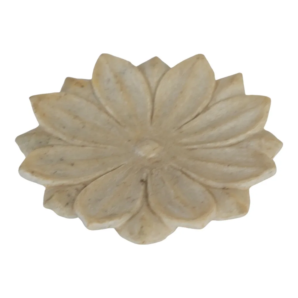 Marble Lotus Plate