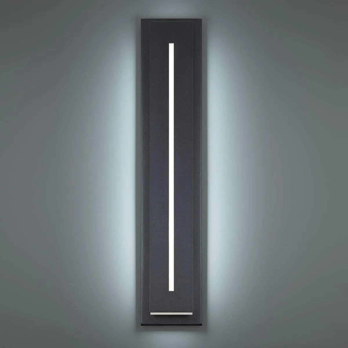Midnight 36 In. LED Outdoor Wall Sconce 4000K Black Finish