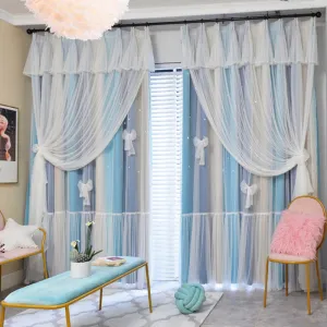 Milania Three-Layer Ombre Thermal Blackout Custom Curtain