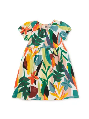 Parakeet Tropicalia Puff Sleeve Dress
