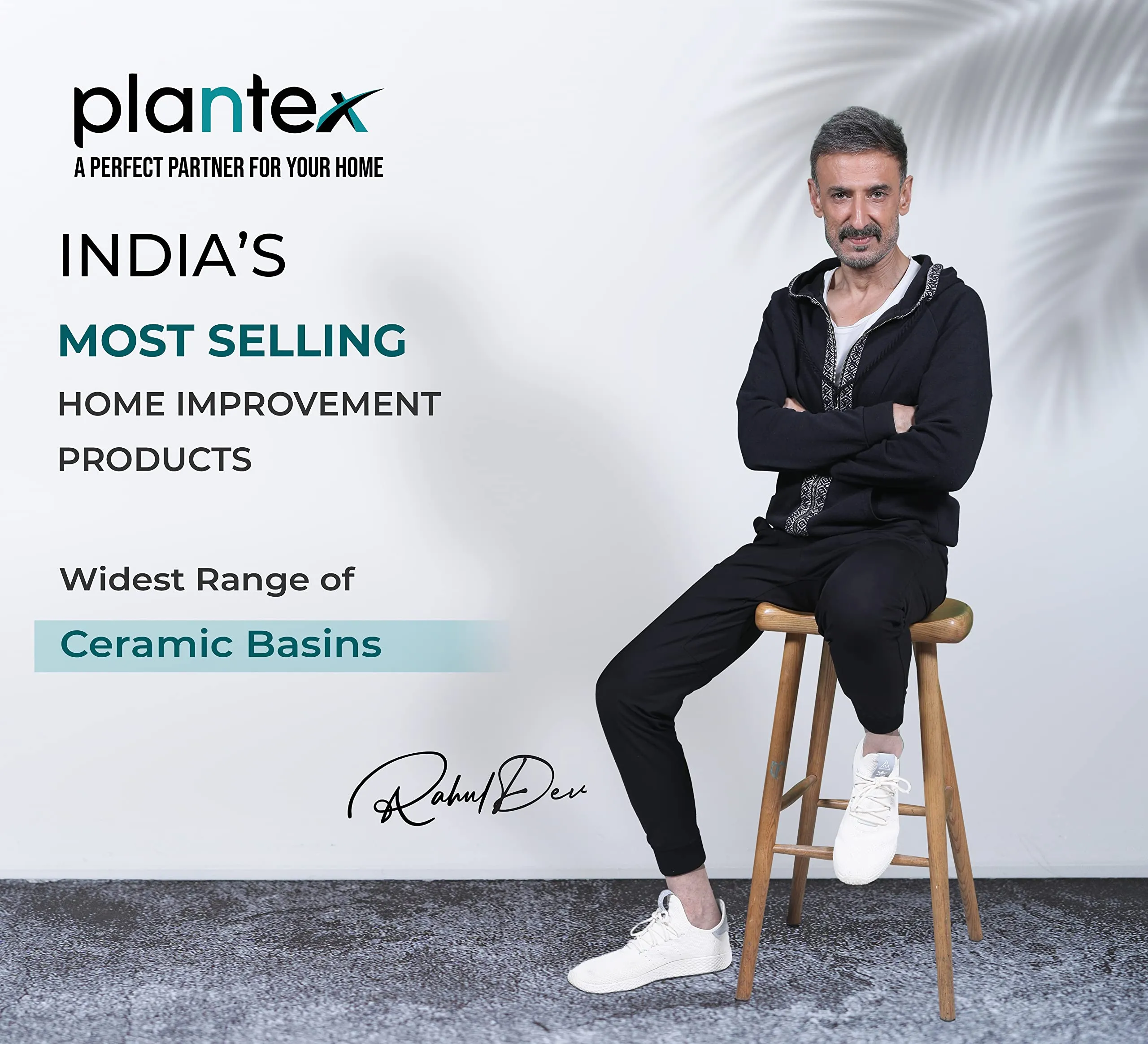Plantex Platinium Tabletop Ceramic Rectangular Wash Basin/Countertop Bathroom Sink (WIS-035, 18 x 13 x 5.5 Inch)