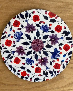Regal Splendor The King'S Quarters Mural At Amer Fort Trivet | 8 inches