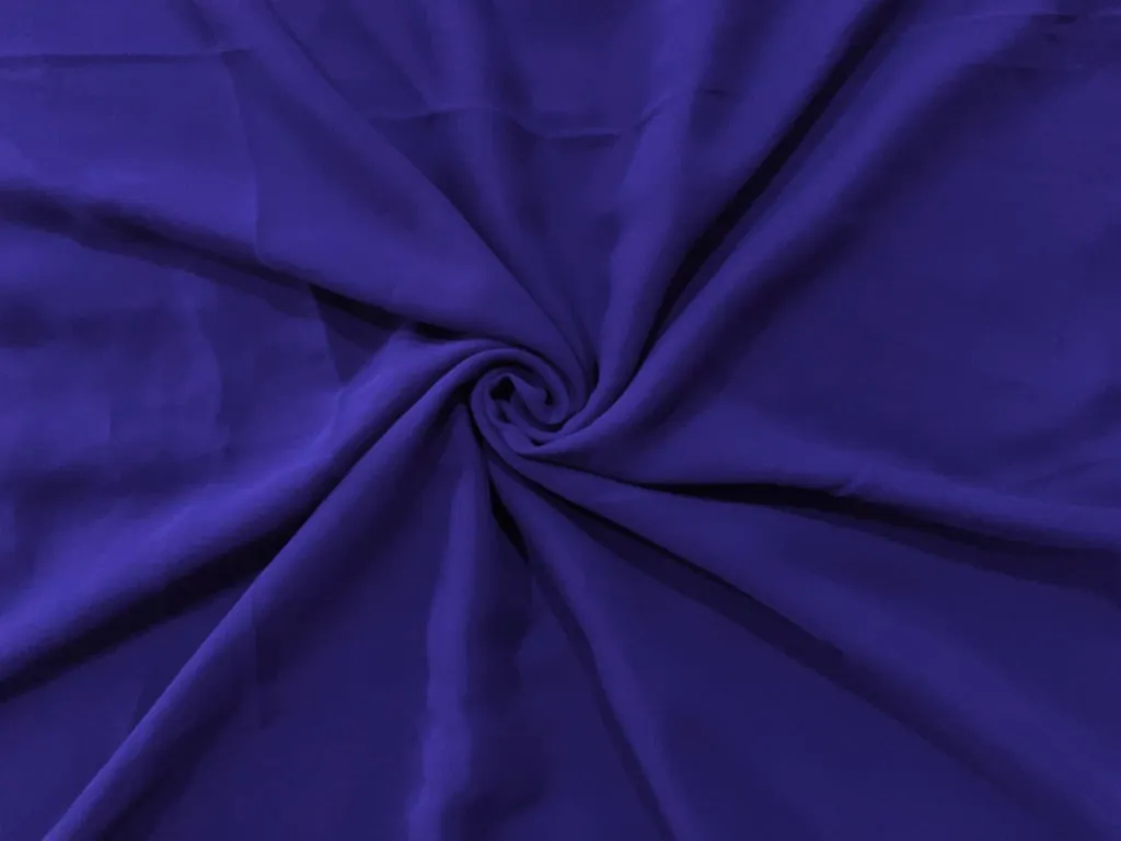 Royal Blue Plain Georgette Fabric