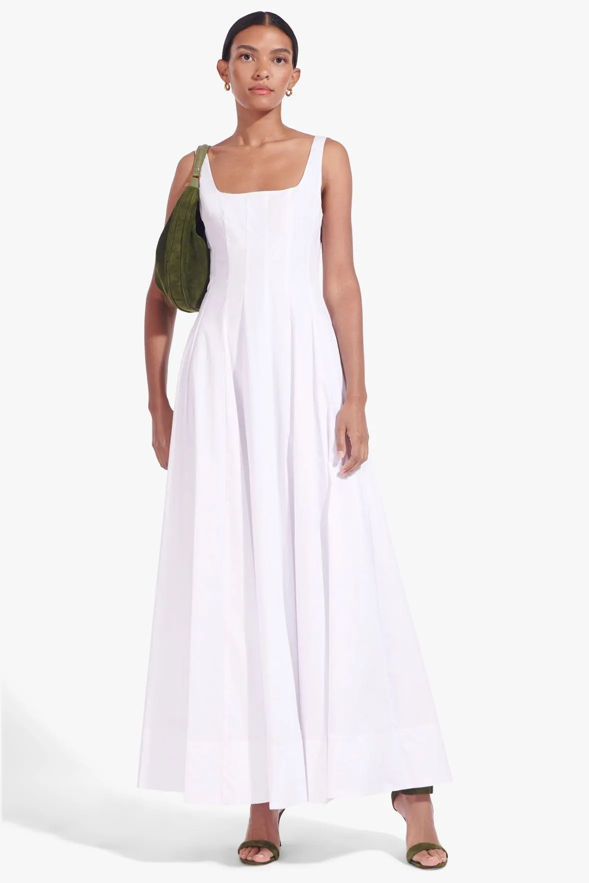 SASHA BAG | OLIVE SUEDE