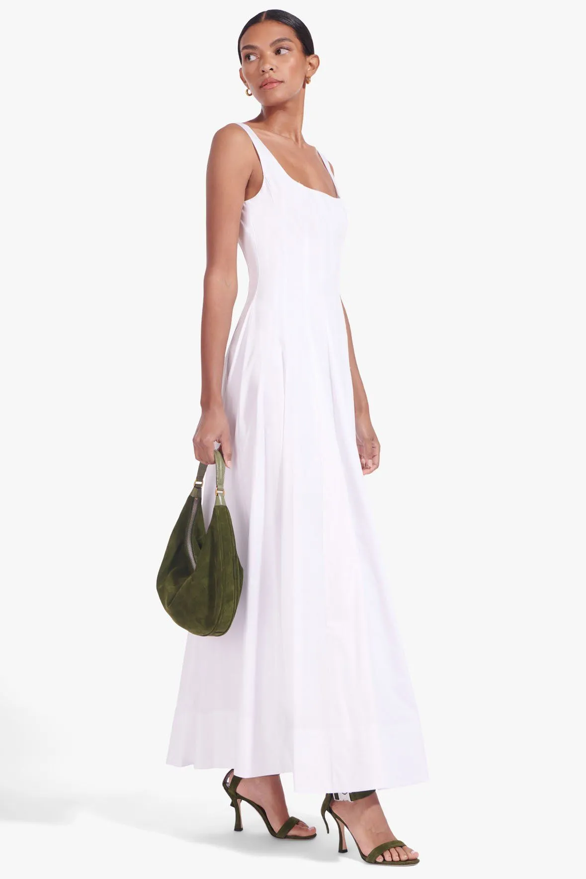 SASHA BAG | OLIVE SUEDE