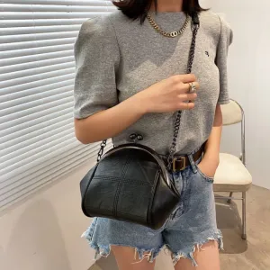 Shell Shape Shoulder Crossbody Handbags with Chain Strap