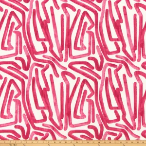 Shiva Flamingo Slub Canvas Fabric By Premier Prints