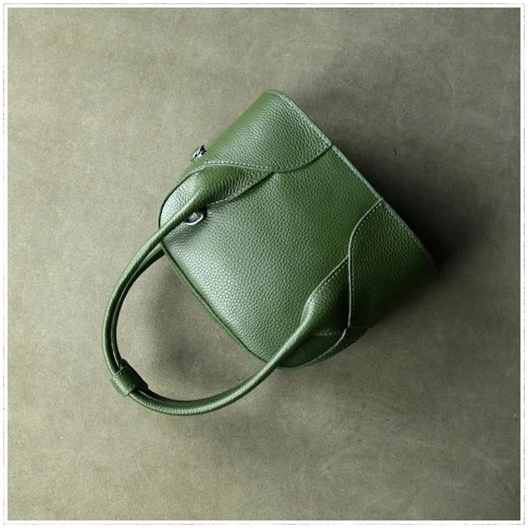 Small Womens Dark Gray Leather Handbag Purse Leather Classic Gray Shoulder Bag Handbag Purse for Ladies