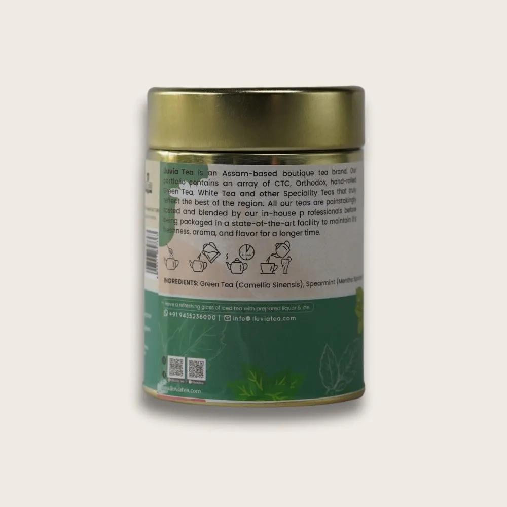 Spearmint green tea| balance hormones & improve digestion| 50 gms