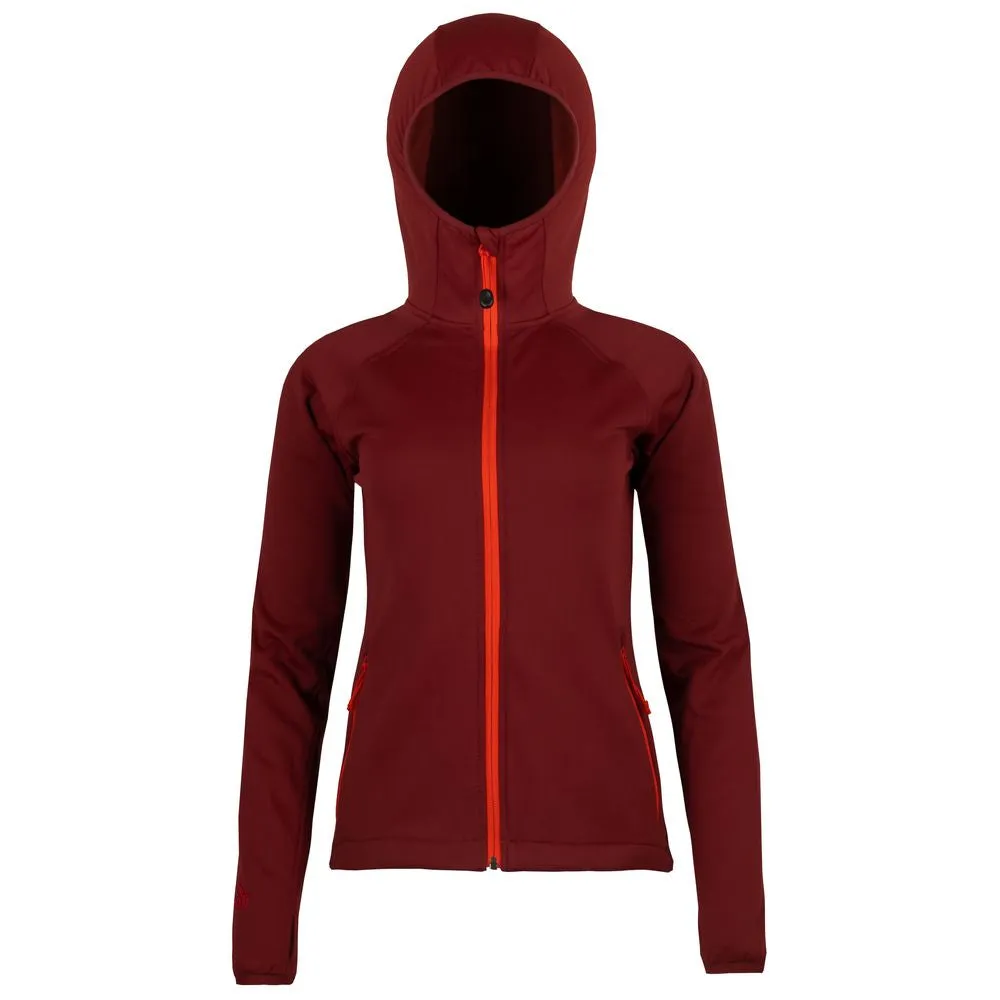 Womens Vandring Stretch Fleece Jacket (Rust/Orange)
