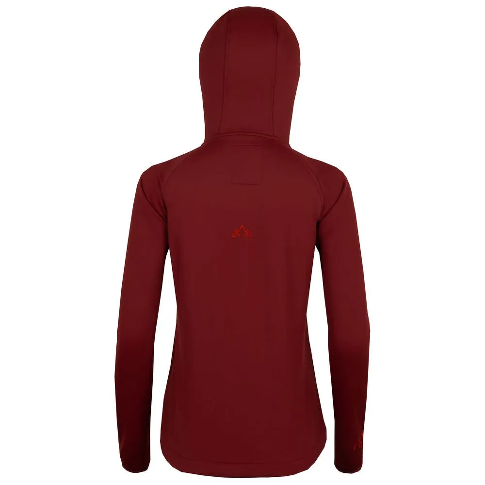 Womens Vandring Stretch Fleece Jacket (Rust/Orange)