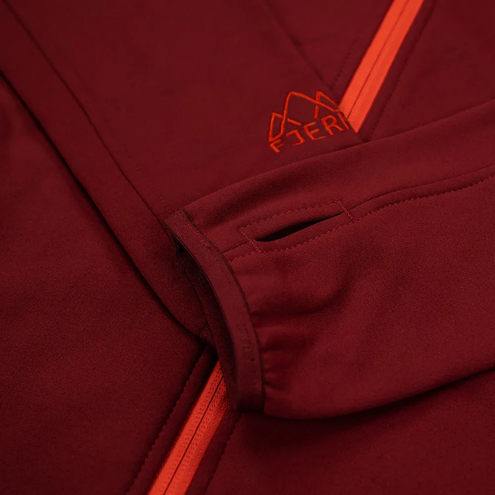 Womens Vandring Stretch Fleece Jacket (Rust/Orange)